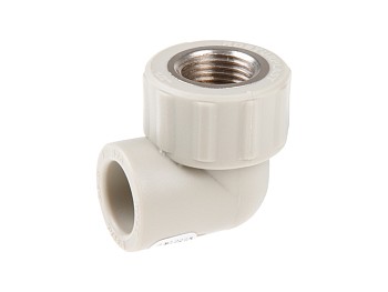 Колено ПП комб. вн. 20х1/2", сер. РТП