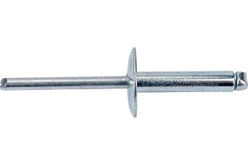Заклепка вытяжная с увеличенным полем 4.8х21х16 мм сталь/сталь, цинк (50 шт в пласт. конт.) STARFIX