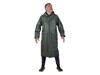 Плащ-дождевик ПВХ "Тайфун" р. 44-46 рост 170-176 зеленый