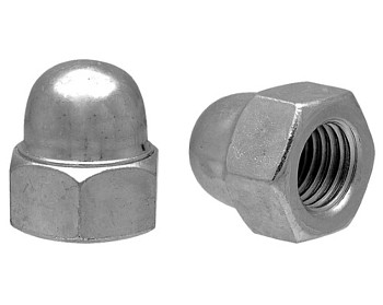 Гайка М12 колпачковая, цинк, DIN 1587 (700 шт в коробе) STARFIX