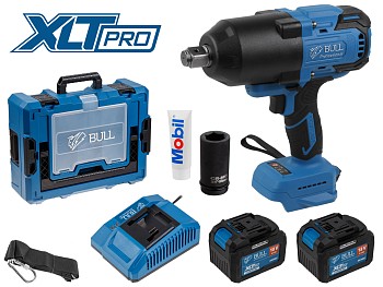 Аккум. ударный гайковерт BULL SC 1810 Xcase, XLTpro, БЕСЩЕТ., 18 В, 1500 Н*м, 3/4", 2х6 А*ч, з/у 6 А