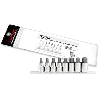 Набор бит 1/2" 8шт. TOPTUL