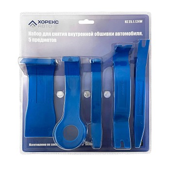 Набор для снятия внутренней обшивки автомобиля 5 предметов Хорекс Авто HZ 25.1.124W