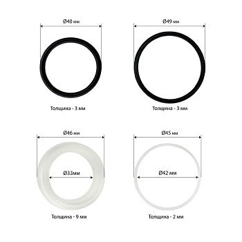 Ремонтный комплект цилиндра обратного действия 10 т Хорекс Авто HZ 02.2.012J
