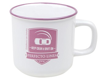 Кружка керамическая, 450 мл, серия Дрифт, белая, PERFECTO LINEA