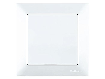 Выключатель 1-клав. (скрытый, пруж.зажим) белый, DARIA, MUTLUSAN