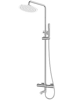 Душевая термостатическая система с изливом (Lt), серия THS хром, AV Engineering