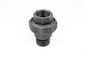 Американка под конус 2" вн.-нар. чугун черн., AV Engineering