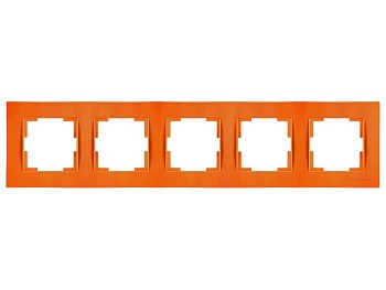 Рамка 5-ая горизонтальная оранжевая, RITA, MUTLUSAN