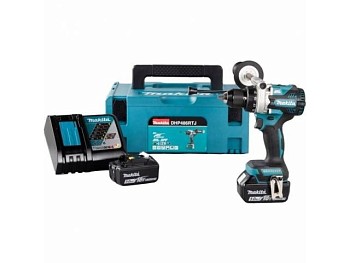 Аккум. ударная дрель-шуруповерт MAKITA LXT DHP 486 RTJ в кейсе