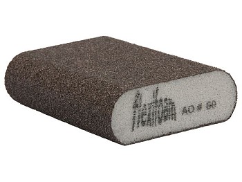 Губка абразивная 98х69х26мм Р100 Round Block Flexifoam