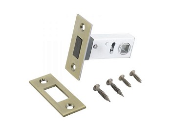 Защелка врезная межк. L50-8M AB ст.бронза магн. АЛЛЮР