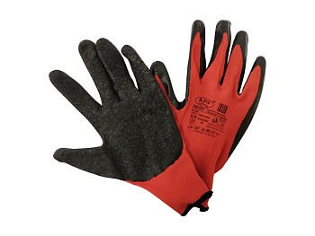 Перчатки нейлон, латексное вспенен. неполн. покрытие