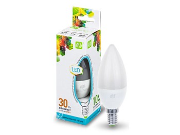 Лампа светодиодная C37 СВЕЧА 3.5 Вт 160-260В E14 4000К ASD