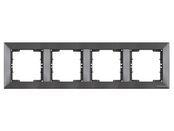 Рамка 4-ая горизонтальная дымчатая, DARIA, MUTLUSAN