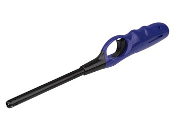 Пьезозажигалка бытовая газовая с классическим пламенем, многоразовая (1 шт.) синяя СК-302L СОКОЛ