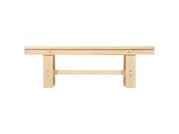 Лавочка разборная, 120х33х43 см, липа, "Банные штучки"