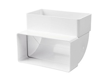 Колено воздуховода 8282 вертик. 60х204мм ZERNBERG