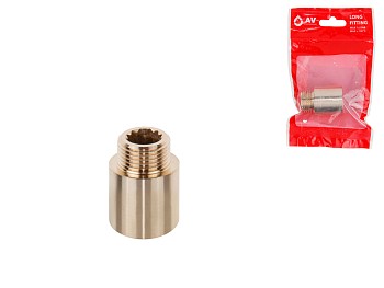Удлинитель 1/2" вн.-нар. х 25 мм, AV Engineering (инд. упак.)