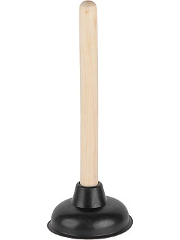 Вантуз с деревянной ручкой, 30см, AV Engineering