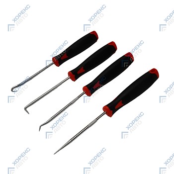 Набор крючков для демонтажа уплотнительных колец и сальников (4 предмета) Хорекс Авто HZ 25.1.178S