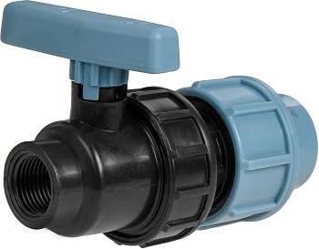 Кран шар. 25 х 3/4" вн. (для ПЭ труб), AV Engineering