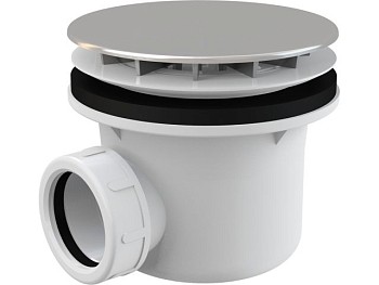 Сифон для душевого поддона, хромированный  Alcaplast