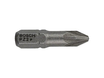 Насадка (бита) крестообразная PZ2 25 мм BOSCH Extra Hart