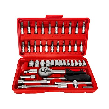 Набор инструмента 1/4" 46 предметов Гамматест GTY1230