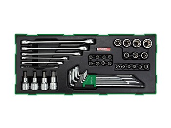 Набор-сет торцевых головок и ключей 40предм. TOPTUL