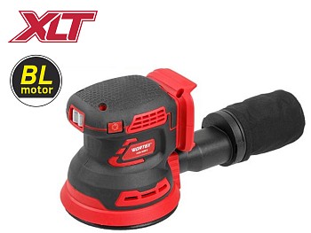 Аккум. эксцентриковая шлифмашина WORTEX COS 1218 E в кор. ALL1 XLT SOLO в кор. БЕСЩЁТ., 18В, 125 мм,
