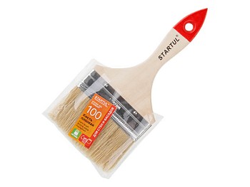 Кисть плоская 4"-100мм STARTUL STANDART+