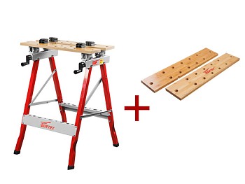 Верстак складной WORTEX WB 6080 P в кор.  + АКЦИЯ (столешница)