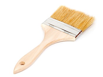 Кисть плоская 100(10)мм дер. руч.