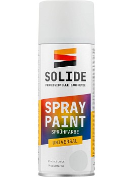 Краска-эмаль аэроз. универсальная  белый матовый SOLIDE 400 мл (9016)