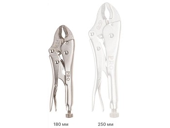 Зажим с фиксатором 180мм изогнутые губки PRO STARTUL (PRO-6051-01)