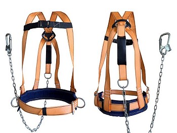 Удерживающая привязь УП-2Д+Строп Г (цепь)+а (амортизатор) (р-р L)