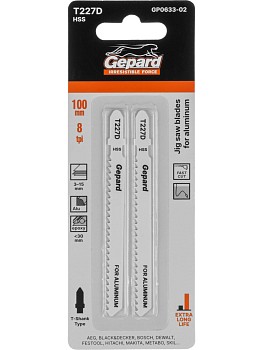Пилка лобз. по алюминию T227D (2 шт.) GEPARD
