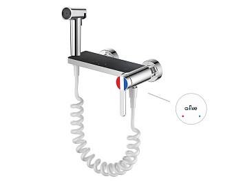 Смеситель для биде (Lt) D35, серия Lotus хром, a-five