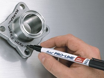 Маркер промышл. перманентный на основе жидк. краски MARKAL PAINT-RITER FINE СИНИЙ