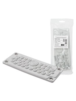 Кабельный ввод мембранный КВМ-35, ТЭП, RAL7035, IP66, 35 вводов TDM