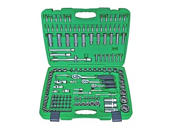 Набор головок и бит 151предм. 1/4",3/8",1/2" 6гр. TOPTUL