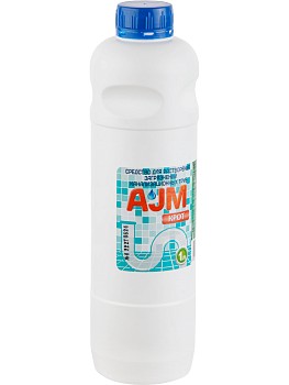 Средство для чистки стоков и канализационных труб 1 л AJM