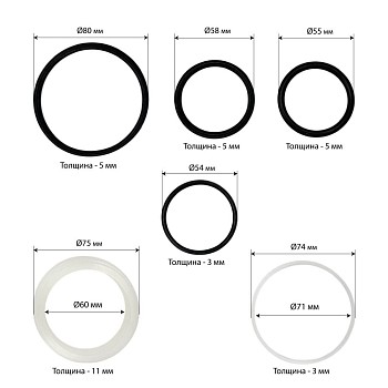 Ремонтный комплект цилиндра обратного действия 20 т Хорекс Авто HZ 02.2.013J