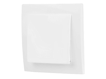 Выключатель 1 клав. (cкрытый, 6А) белый, Стандарт, Юпитер