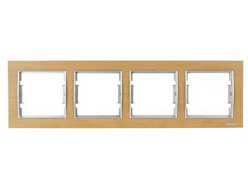 Рамка 4-ая горизонтальная дерево бук ELITRA, MUTLUSAN