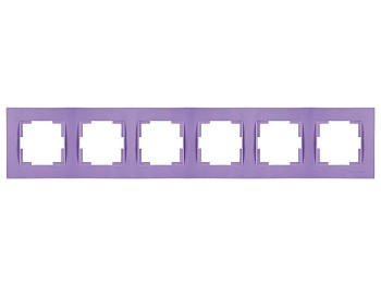Рамка 6-ая горизонтальная пурпурная, RITA, MUTLUSAN