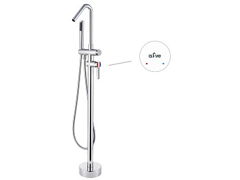 Смеситель для ванны (Lt) D35, серия Lotus хром, a-five