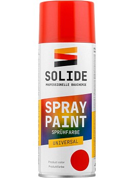 Краска-эмаль аэроз. универсальная красный SOLIDE 400 мл (3020)