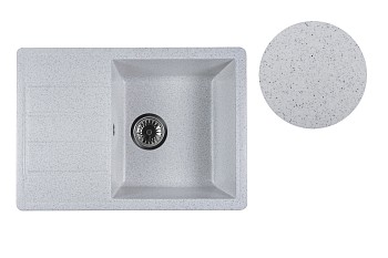 Мойка кухонная из искусственного камня MISTA олово 615х440 мм, AV Engineering